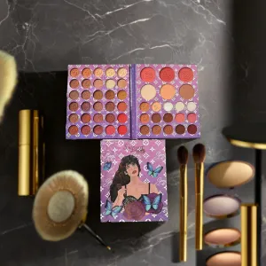 ماكياج 51 لون من 3 صفحات   Color 3-Page Makeup Palette