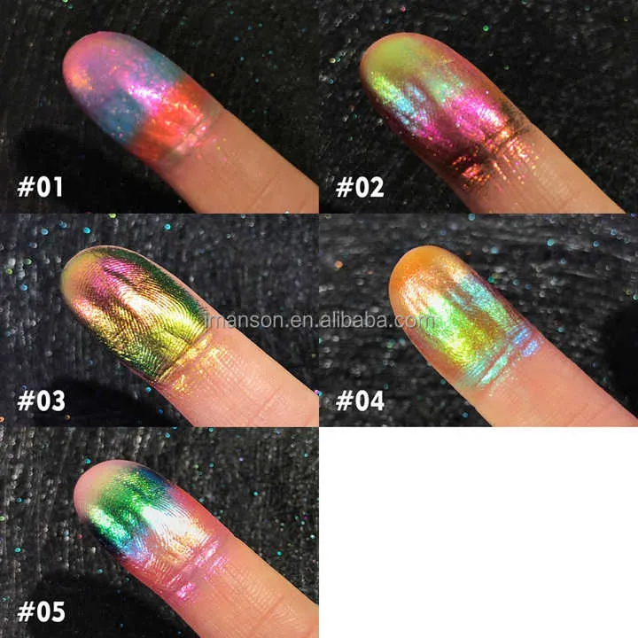 ظلال عيون بألوان قوس قزح Palette for Face Rainbow Chameleon Eyeshadow