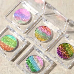 ظلال عيون بألوان قوس قزح Palette for Face Rainbow Chameleon Eyeshadow