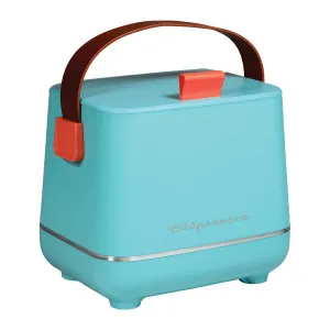 6-Can Retro Top-Opening Portable Beverage Mini Fridge/Cooler, EFMIS308 (Blue)