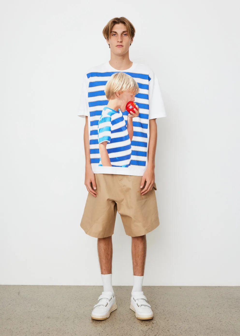 Boy with Apple Oversized T-Shirt