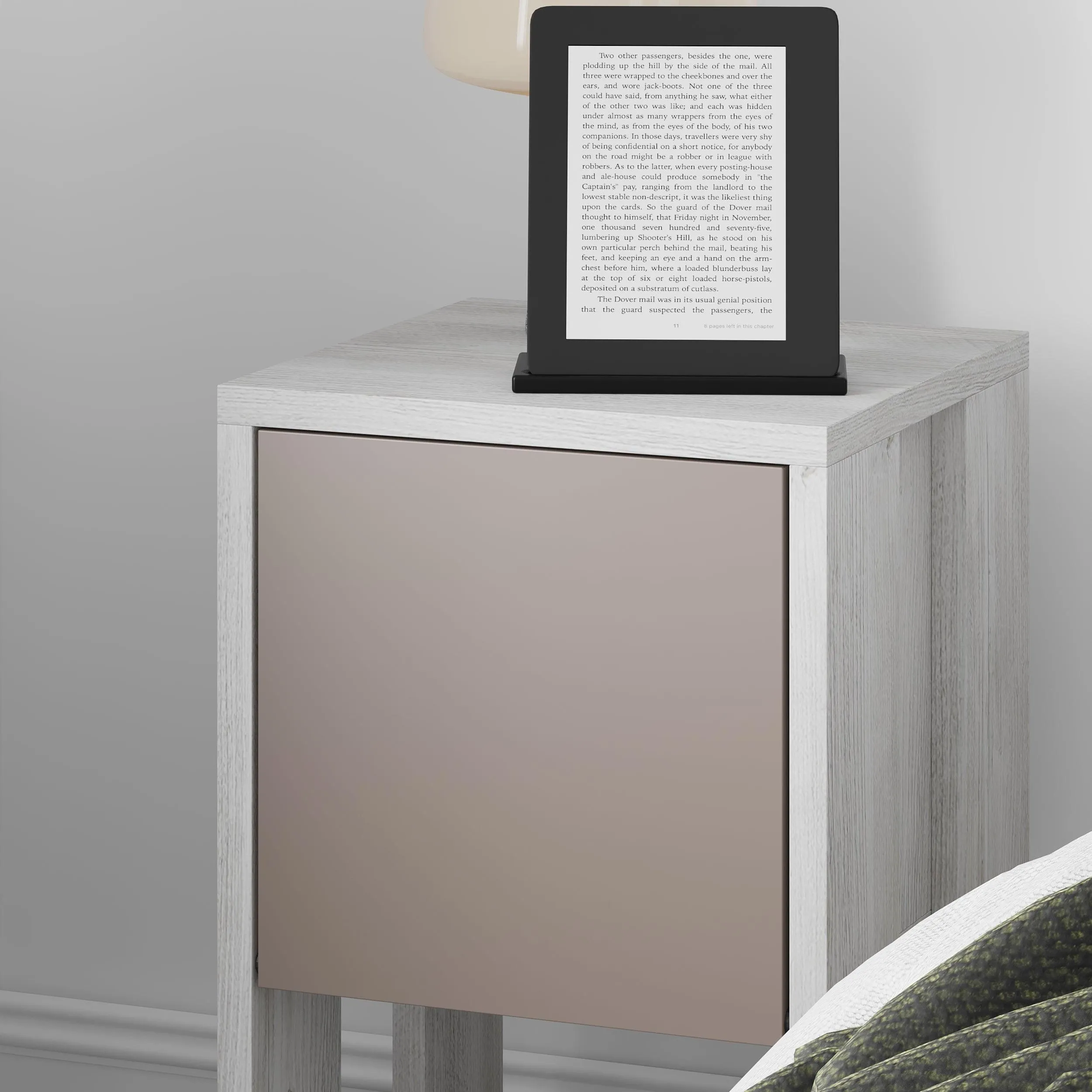 Ema Modern Bedside Table Bedroom Furniture 30cm Width
