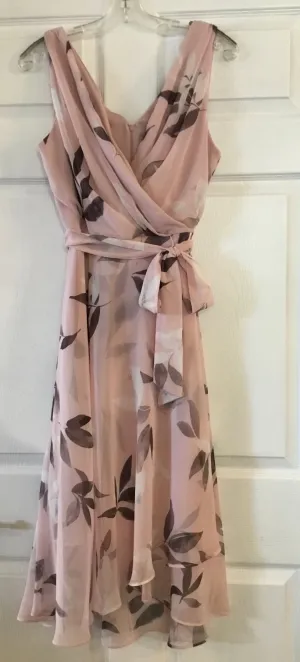 Frank Lyman Sleeveless Floral Print Dress Blush 221262