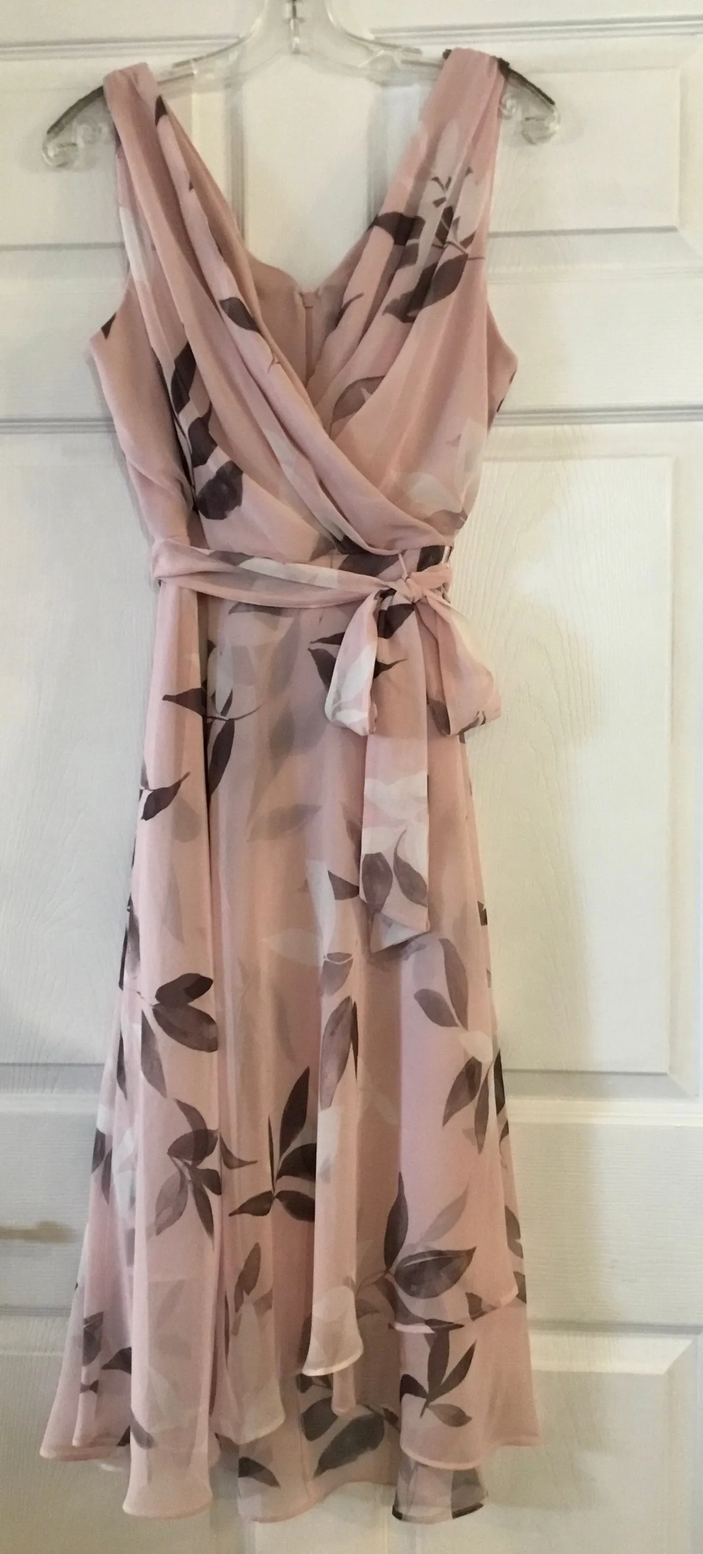 Frank Lyman Sleeveless Floral Print Dress Blush 221262