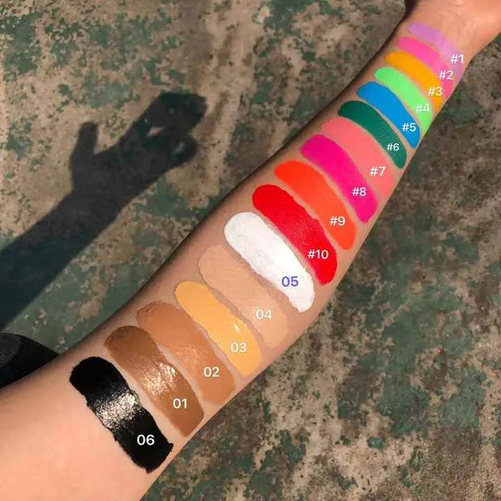 Long-lasting eyeshadow base, thick base with special sticker قاعدة ظل جفون تدوم طويلاً قاعدة سميكة مع ملصق خاص