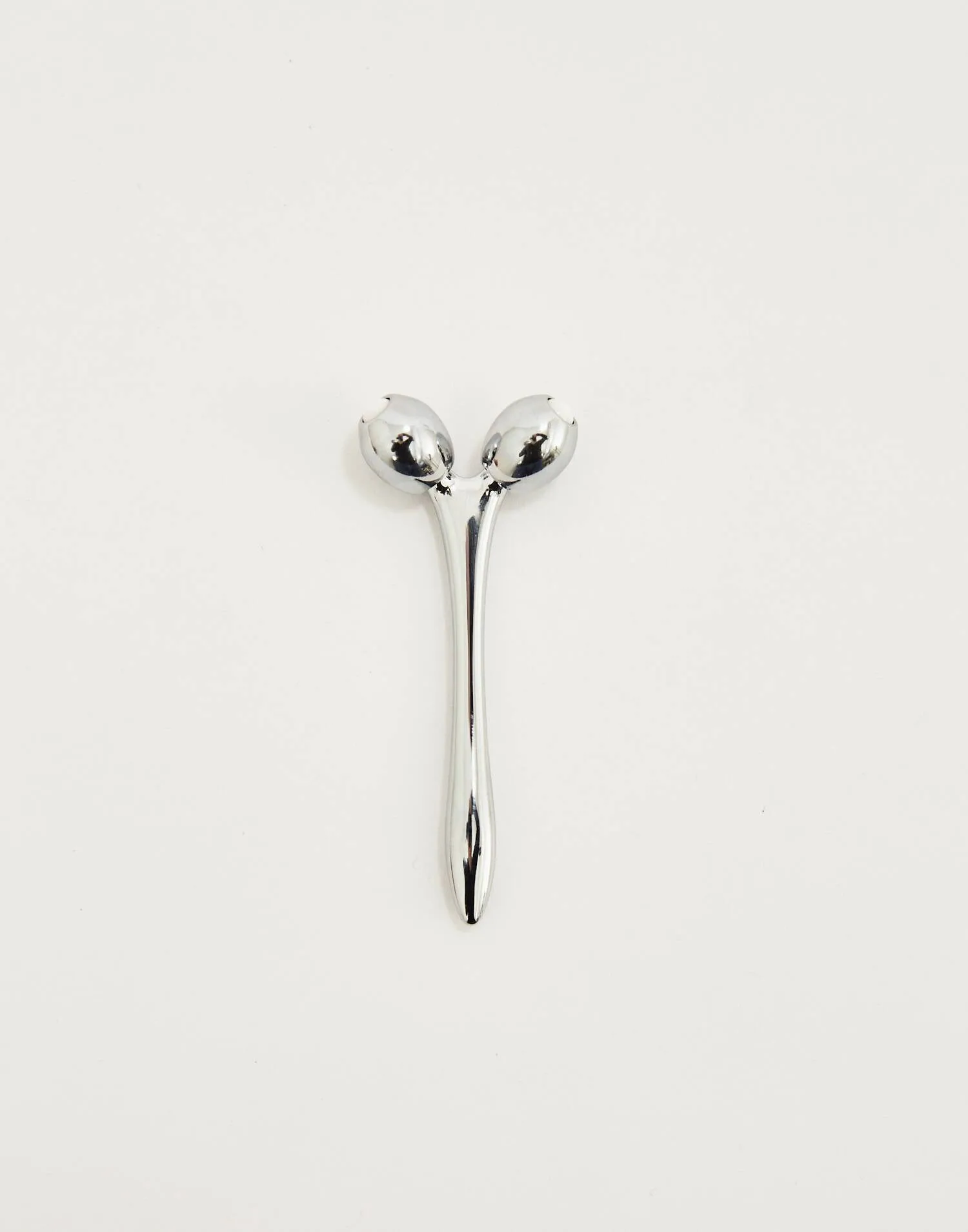 Masajeador facial roller metal