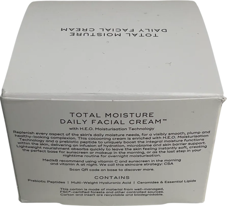 medik8 Total Moisture Daily Facial Cream 50ml