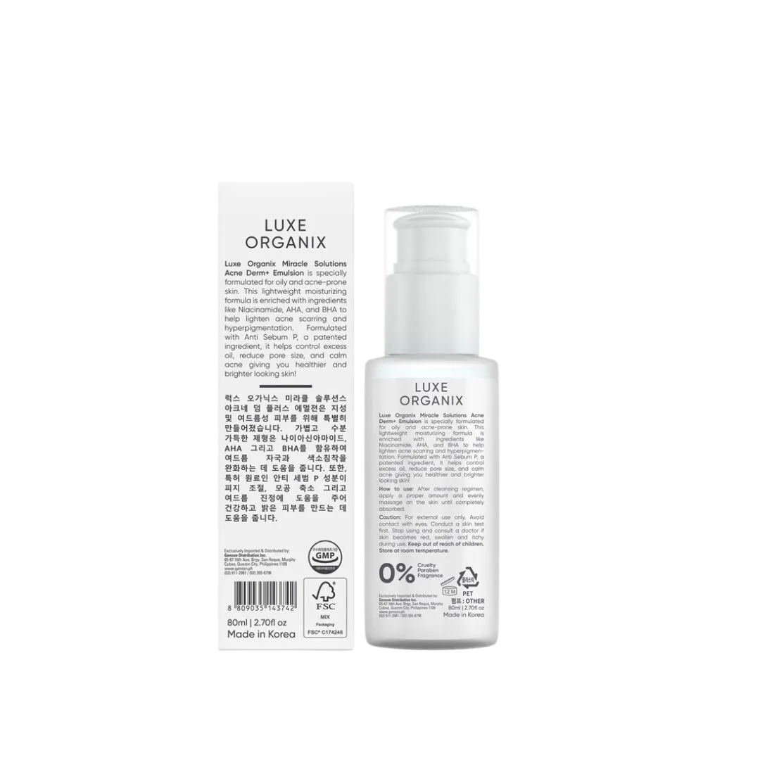 Miracle Solutions Acne Derm  Emulsion 80ml