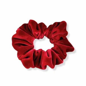 Scrunchie - Cherry Red Velvet