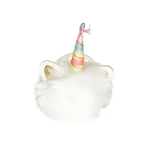 Unicorn Pom Pom Hair Tie