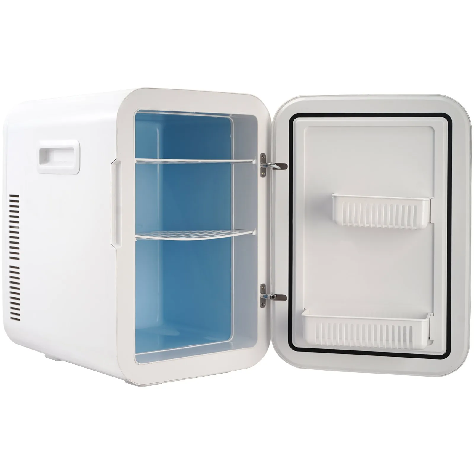 VEVOR Mini Fridge, 20L Skincare Fridges with Touch Screen, Portable Small Beverage Refrigerator, White